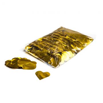 MAGICFX® Metallic confetti hearts Ø55 mm - Gold