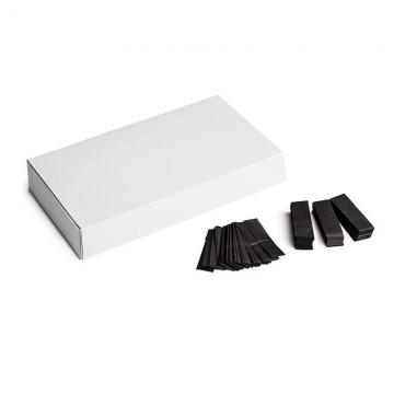 MAGICFX® Slowfall confetti rectangles 55x17mm - Black/500 g