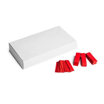 Confetti MAGICFX® dreptunghiulare - 55x17 mm - Roșu/500 g