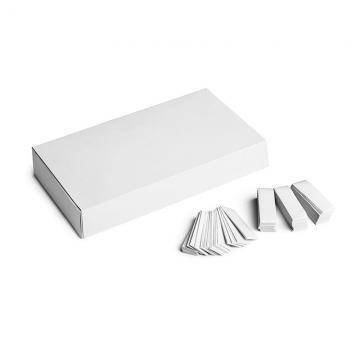 Confetti MAGICFX® dreptunghiulare - 55x17 mm - Alb/500 g