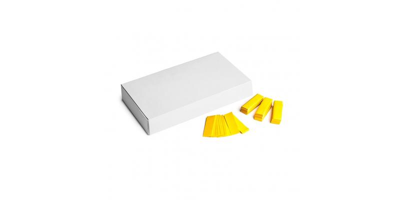 Confetti MAGICFXÂ® dreptunghiulare - 55x17 mm - Galben/500 g