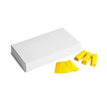 MAGICFX® Slowfall confetti rectangles 55x17mm - Yellow/500 g