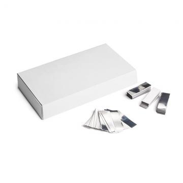 MAGICFX® Slowfall confetti rectangles 55x17mm - White+Silver/500 g