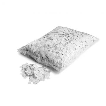 MAGICFX® Slowfall snow confetti 10x10 mm - White