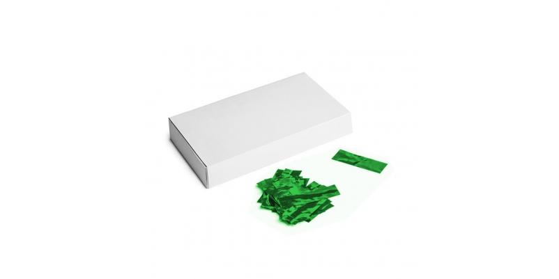 Confetti metalice MAGICFXÂ® - dreptunghiuri 55x17 mm - Verde/500 g