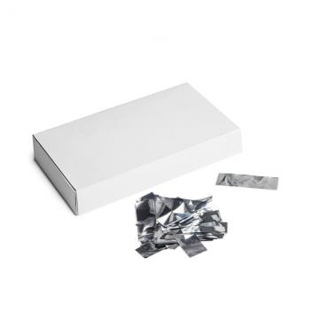 MAGICFX® Metallic confetti rectangles 55x17 mm - Silver/500 g