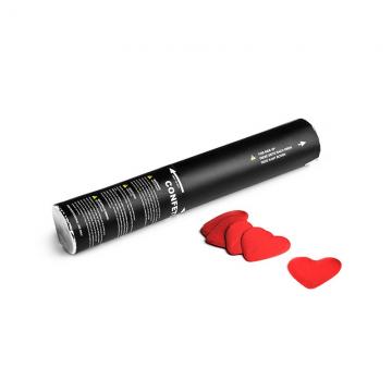 MAGICFX® Handheld Confetti Hearts Cannon 28cm - Red