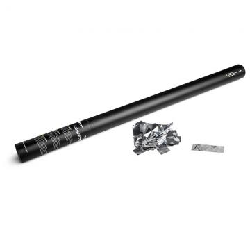 Tun manual confetti metalice MAGICFX® - 80 cm - Argintiu metalizat