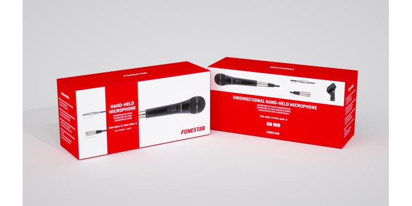 FDM-9081-B Hand-held microphone Dynamics - FONESTAR
