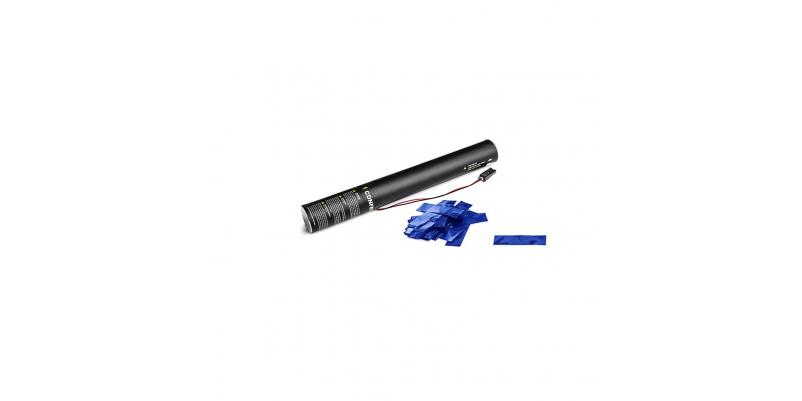 Tun electric confetti metalice MAGICFXÂ® - 40 cm - Albastru metalizat