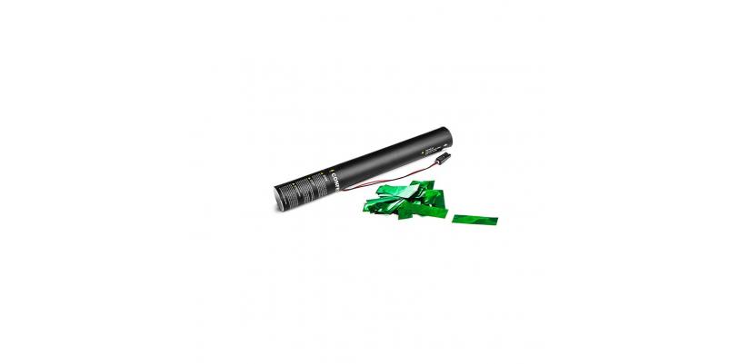 Tun electric confetti metalice MAGICFXÂ® - 40 cm - Verde metalizat