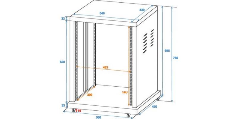 Rack Roadinger SR-19 - 14U