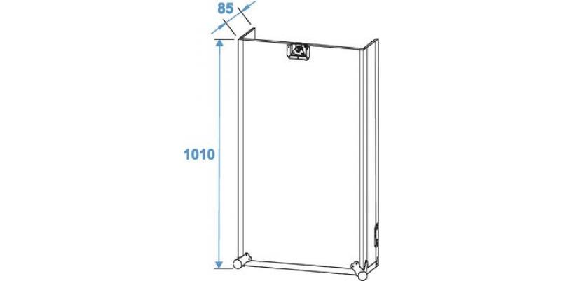 Combo case Roadinger Pro - 20 U