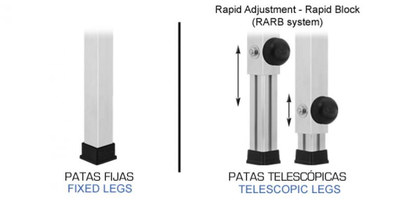 Set platformÄƒ scenÄƒ Guil TM440S/30-40 - 2x1 m