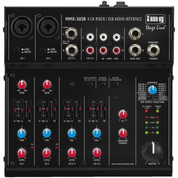 Mixer Stage Line MMX-3USB - 4 canale