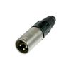 Conector XLR NEUTRIK NC3MX - 3 pini, tatÄƒ