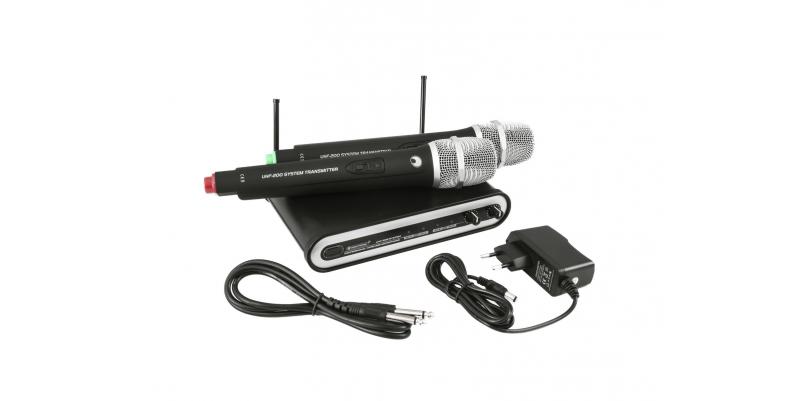 Sistem Microfon Wireless Omnitronic UHF-202 (863.42 + 864.99 MHz)