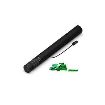 Tun electric confetti metalice MAGICFX® - 50 cm - Verde metalizat