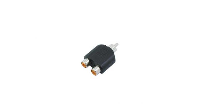 Adaptor 2 x RCA (F) / RCA (M)