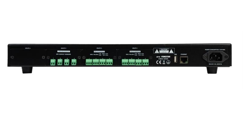 AIP-IO-4S8R device for IP audio system