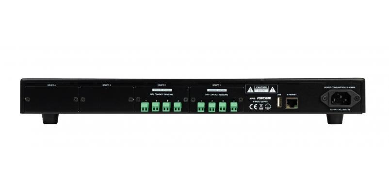 AIP-IO-8S device for IP audio system