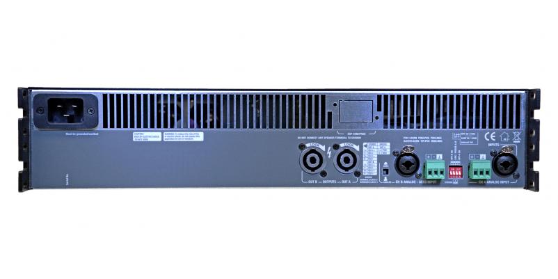 K2B- Amplificator KIND AUDIO cu 2 canale, 1750/2, 1200/4, 700/8