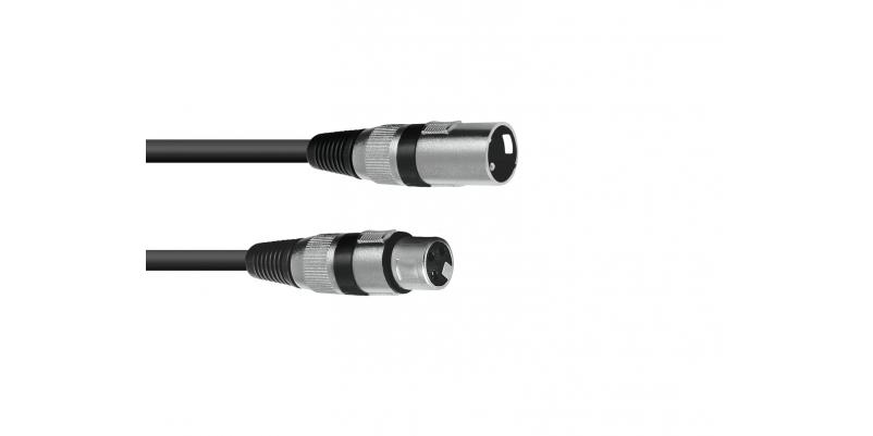 Cablu OMNITRONIC XLR 3pin 10m bk
