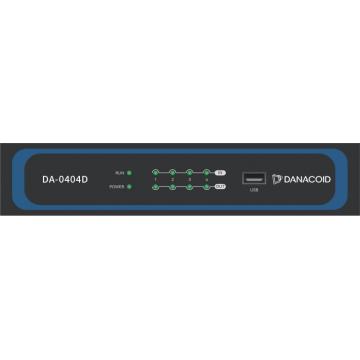 Danacoid DA-0404D Digital audio processor 4/4 /Dante