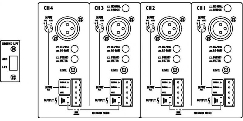 STA-1504, multi-channel PA amplifier