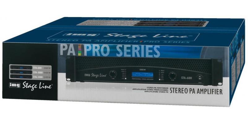STA-600, professional stereo PA amplifier