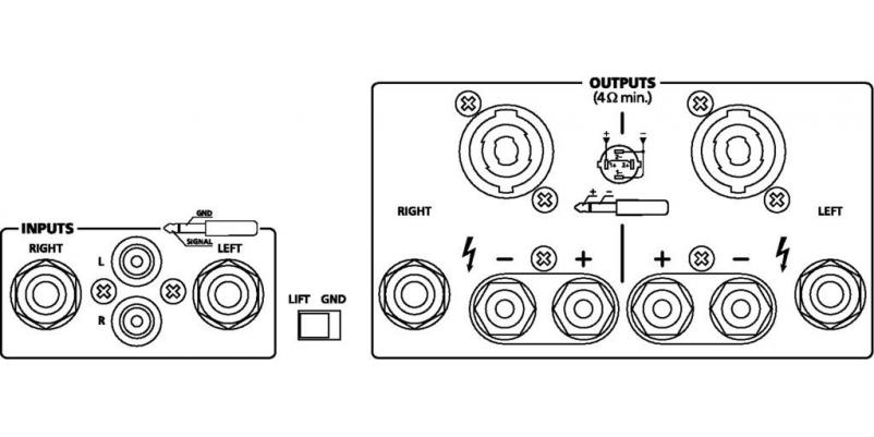 STA-700, stereo PA amplifier