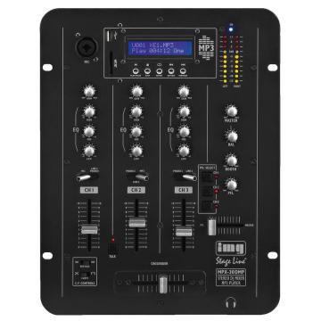 Stage Line MPX-30DMP, stereo DJ mixer with integrated MP3 player