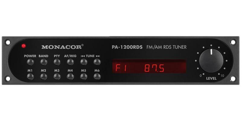 PA-1200RDS, fM/AM RDS tuner insertion