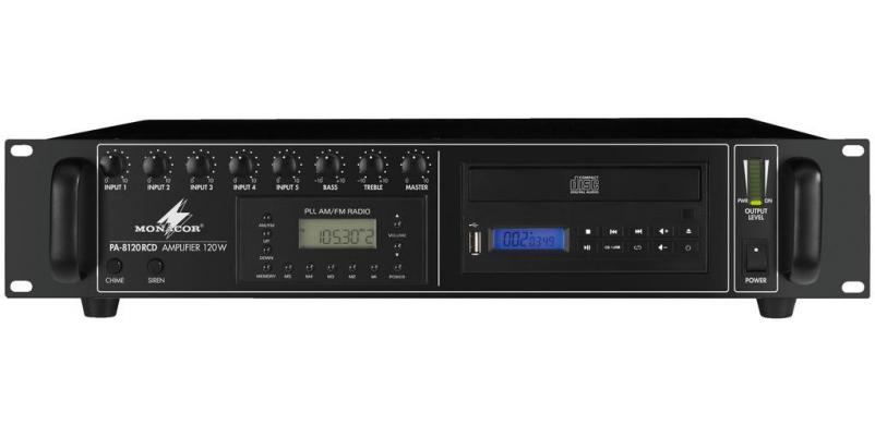 PA-8120RCD, mono PA mixing amplifier