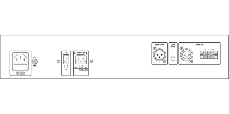 PA-900S, mono PA power amplifier