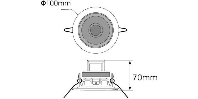 CS-2.5W Ceiling speaker white