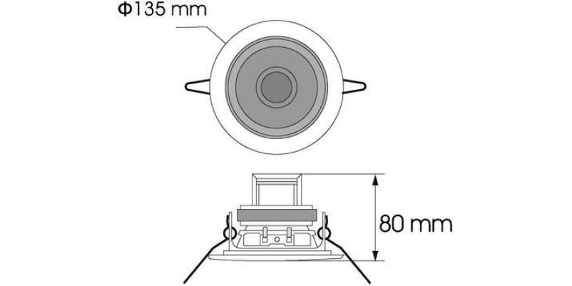 CS-4W Ceiling speaker white