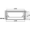 ESP-8U, pA wall and ceiling speaker for flush mounting