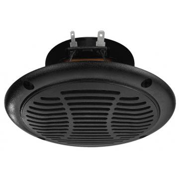 Monacor SPE-110P/SW-black, weatherproof flush-mount speaker, heat-resistant up to 120°C