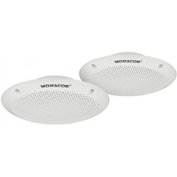 Monacor SPE-15F/WS, weatherproof pair of flush-mount PA speakers - 4 Ω : 30 WMAX