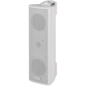 Monacor ETS-515TW/WS, PA column speakers  - 100 V / 8 Ω / white