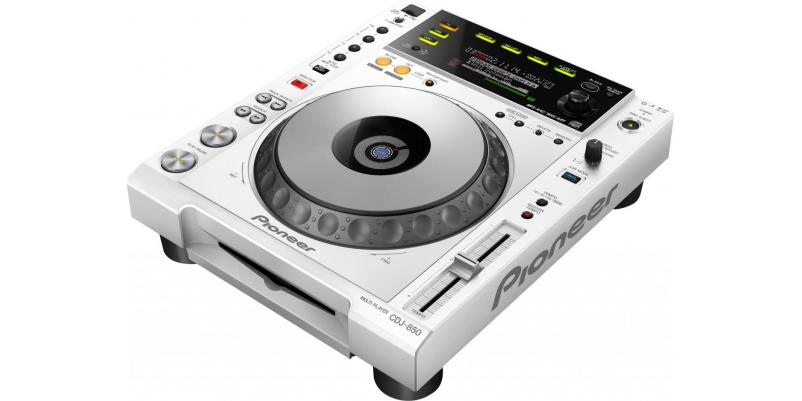 CD Player Pioneer CDJ-850-W - DJ deck digital, rekordbox support, alb