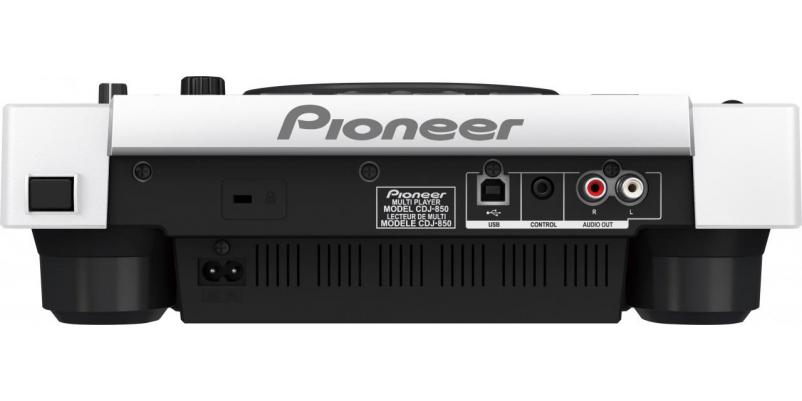 CD Player Pioneer CDJ-850-W - DJ deck digital, rekordbox support, alb