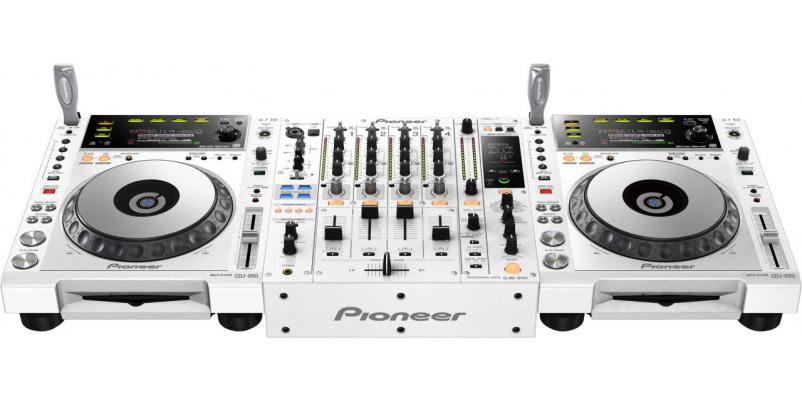 CD Player Pioneer CDJ-850-W - DJ deck digital, rekordbox support, alb