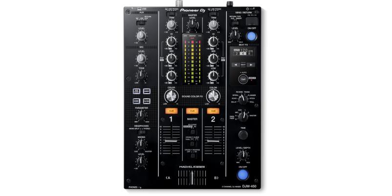 Mixer DJ Pioneer DJM-450 - 2 canale, negru