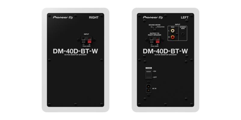 DM-40D-BT-W Sistem de monitor pentru desktop de 4â€ cu funcÈ›ionalitate BluetoothÂ® (alb)