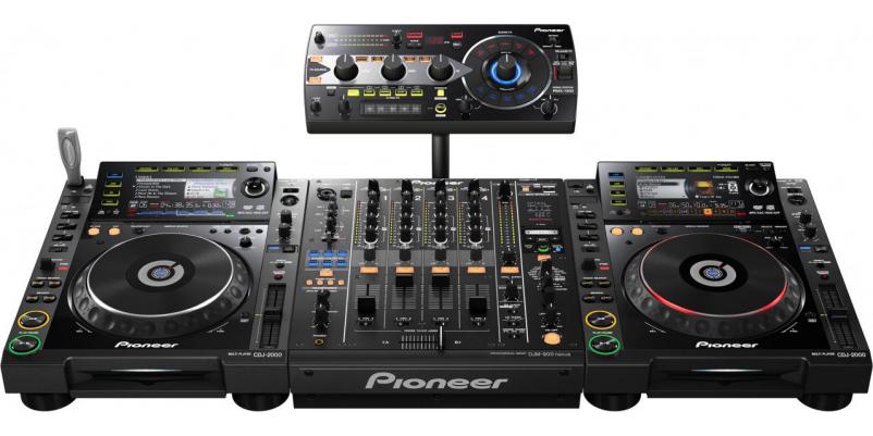 StaÈ›ie de remix 3-in-1 Pioneer RMX-1000 - negru, cu software de editare È™i VST / AU plug-ins