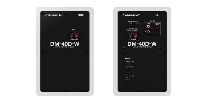 DM-40D-W Sistem de monitor pentru desktop de 4â€ (alb)