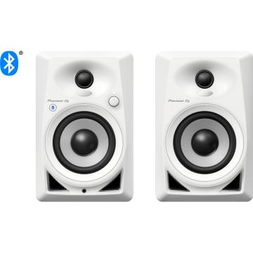 DM-40BT-W Sistem de monitor de desktop de 4” cu funcționalitate Bluetooth® (alb)